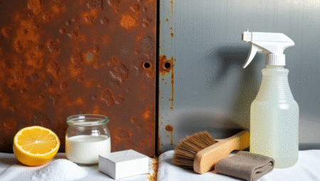 Hur Får Man Bort Rostfläckar På Ytor Av Järn?